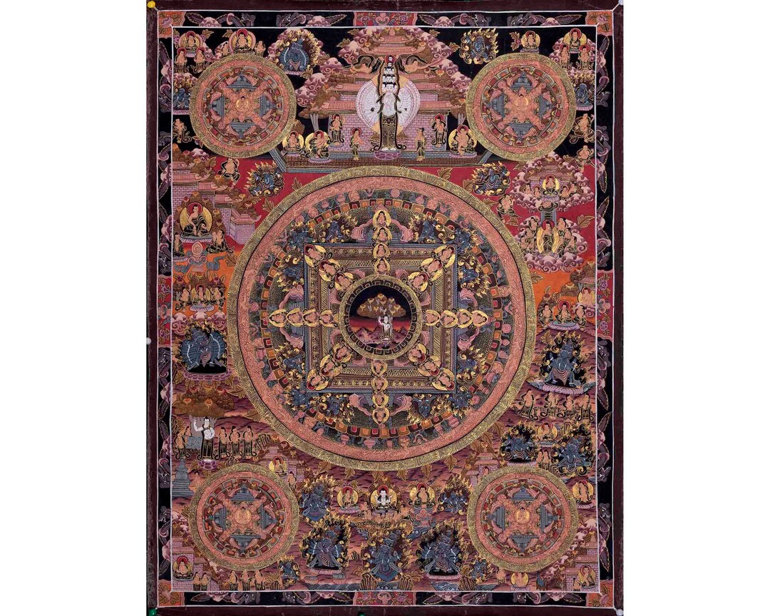 Queen Maya Devi Mandala Thangka | Shakyamuni Buddha | Mandala