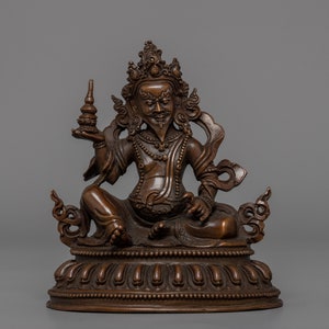 Vintage Lord Kubera Statue for Wealth | Classic home decor | Handcrafted Kubera Sculpture | Lord of Prosperity | Zen Home Decor