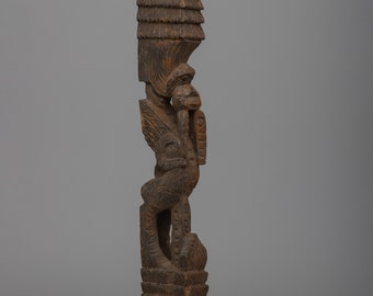 Hand Carved Traditional Tibetan Strut | Vintage Buddhist Wood Carving | Wooden Struts | Cultural Vintage Art | Ritual Object | Buddhist Item