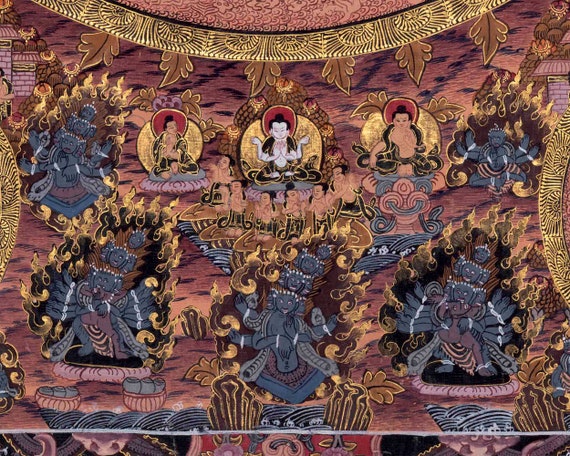 Queen Maya Devi Mandala Thangka | Shakyamuni Buddha | Mandala