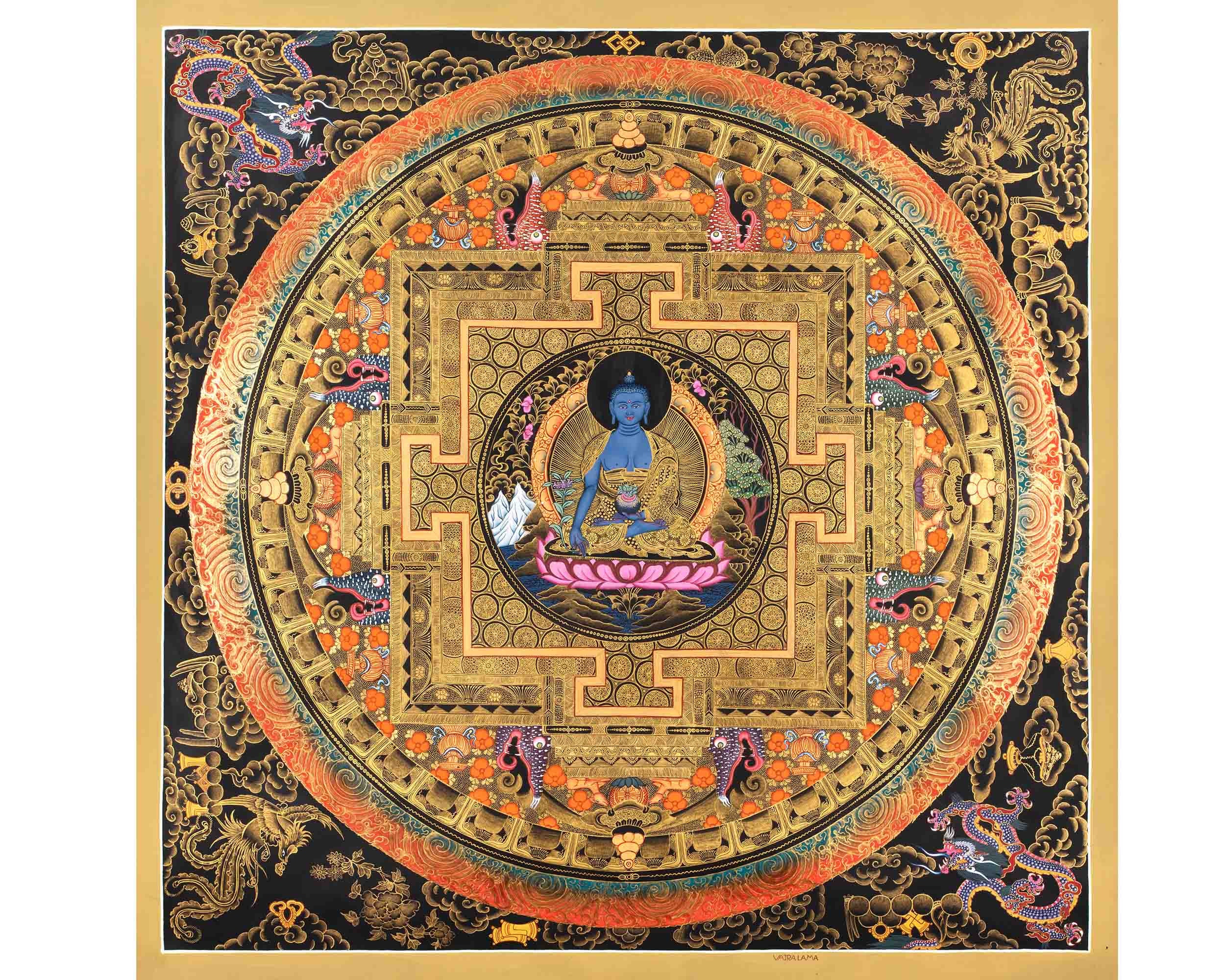 Healing Medicine Buddha Mandala – Himalayan Art Museum