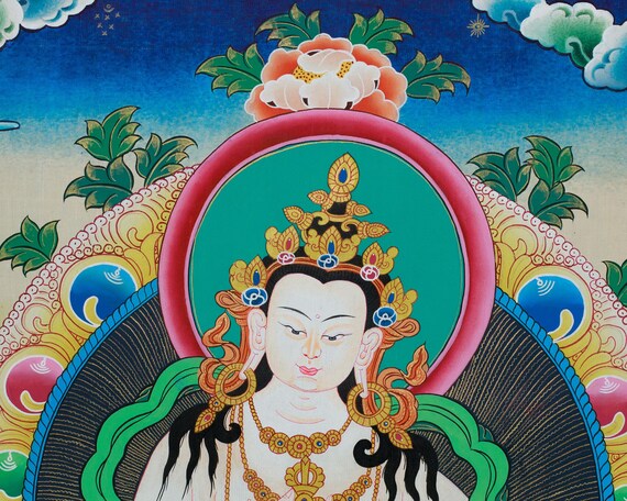伝統的な金剛薩埵タンカ |ドルジェ センパ タンカ |浄化と慈悲の神