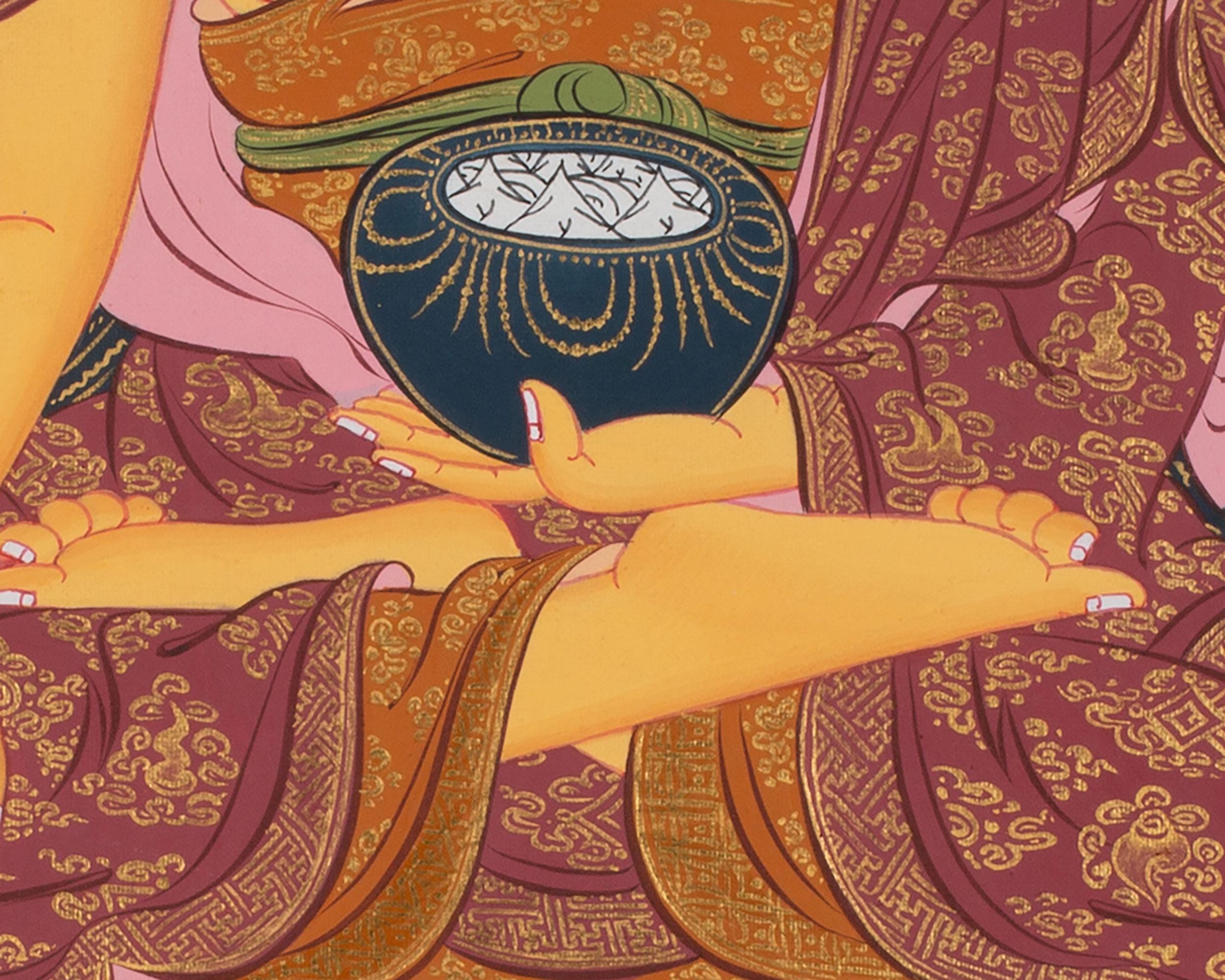 釈迦牟尼仏タンカ｜チベット仏教のオリジナルタンカ｜宗教画