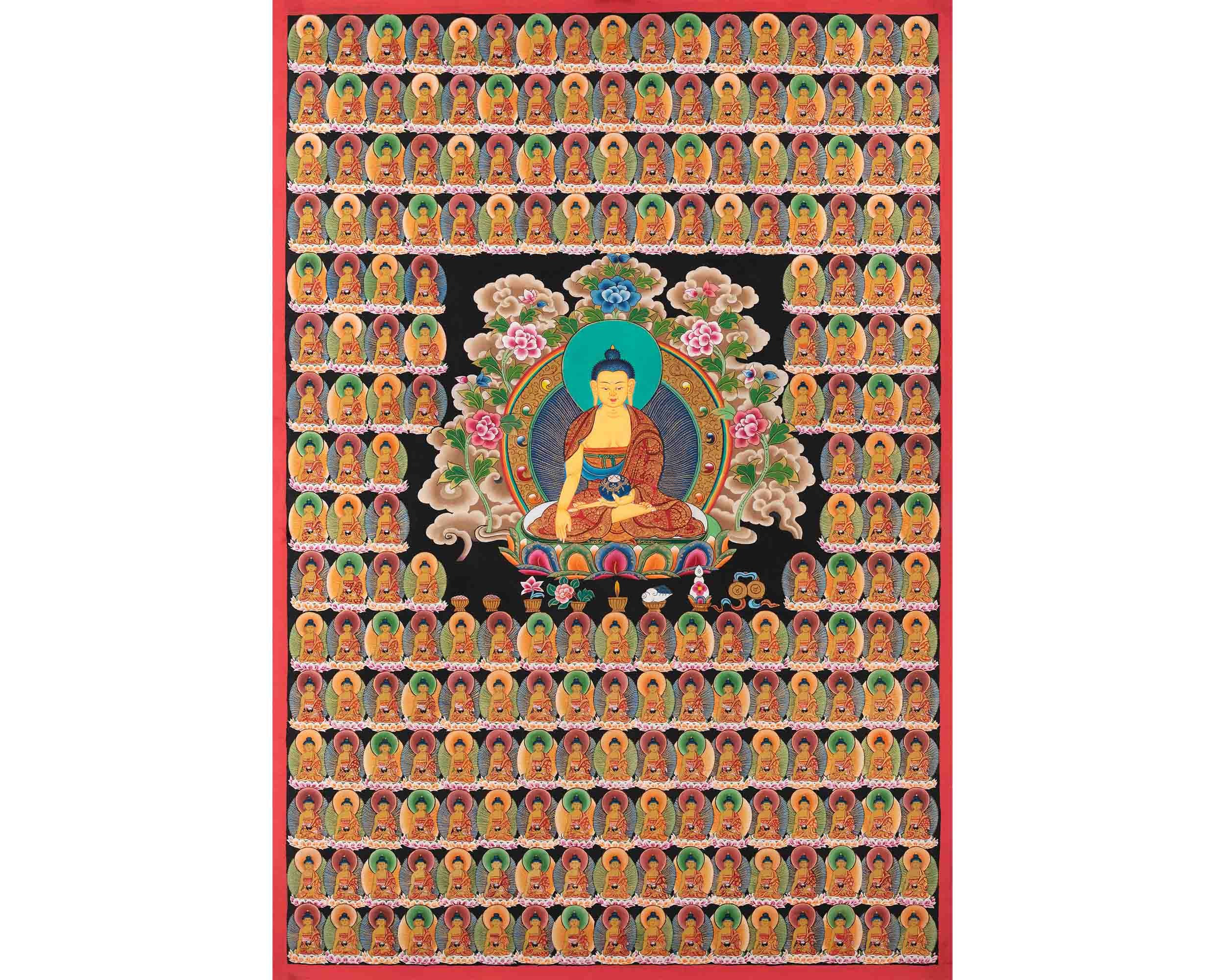 チベット仏画、タンカ　仏陀 仏画（タンカ）仏画販売 多羅堂