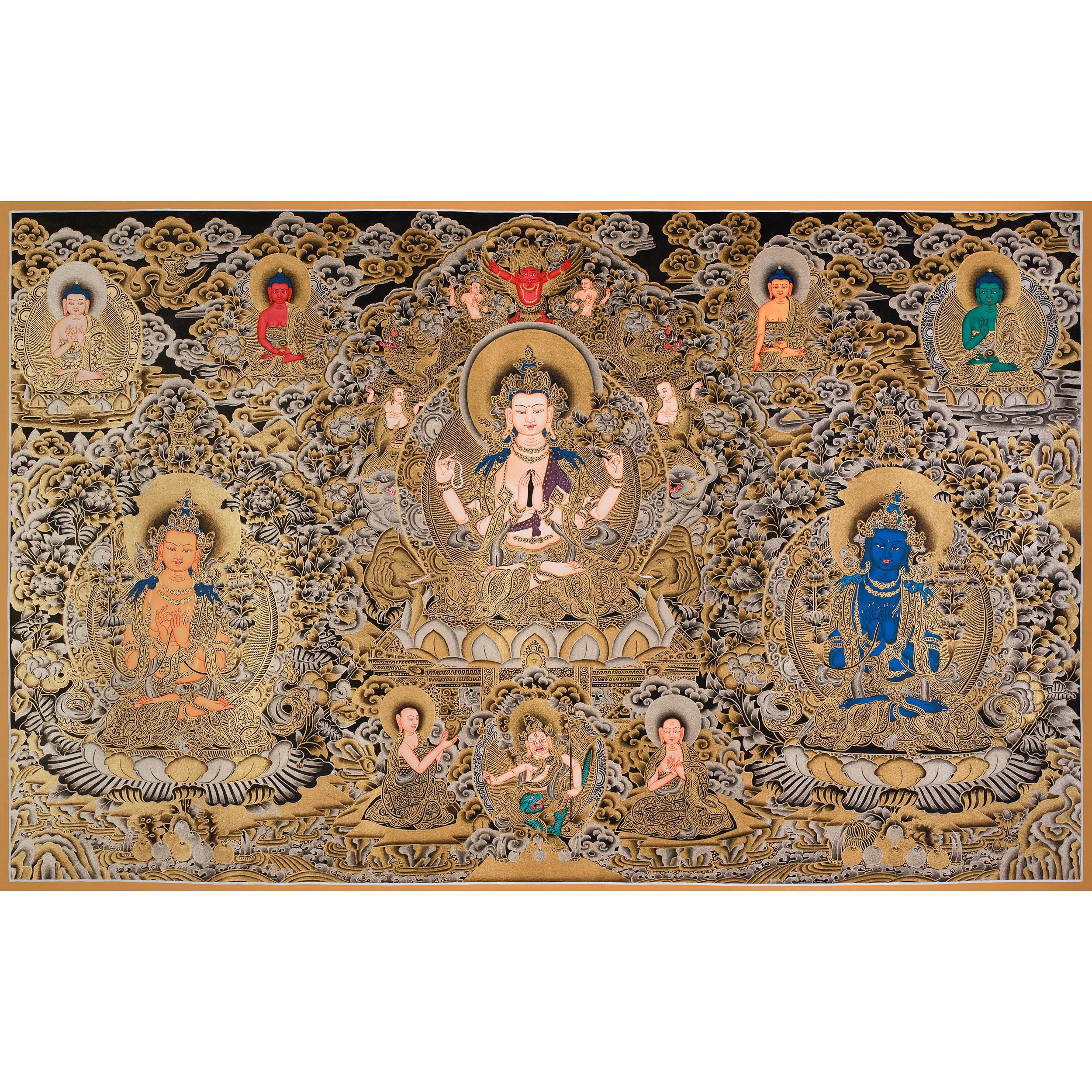 Rig Sum Gonpo | the Triad of Bodhisattvas Avalokiteshvara