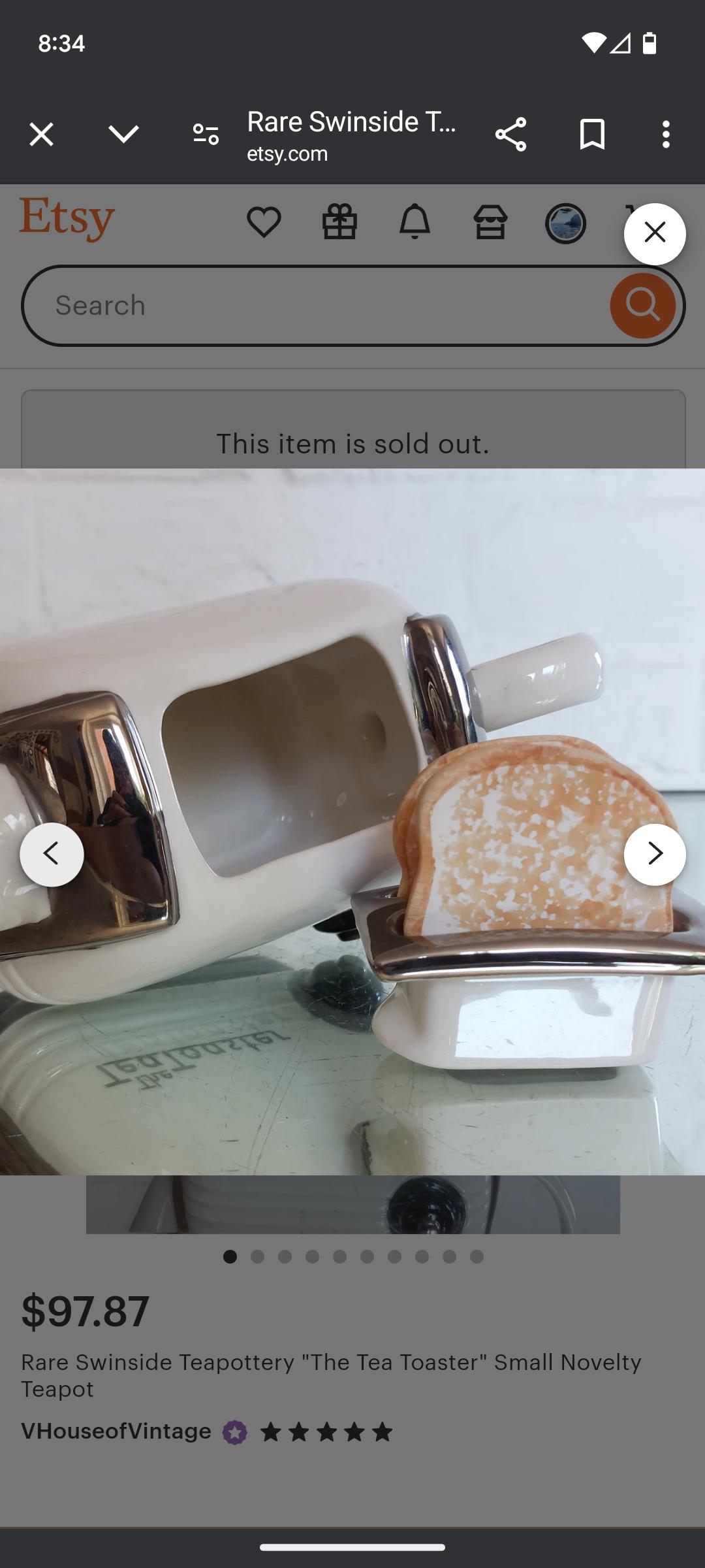 Rare Swinside Teapottery 