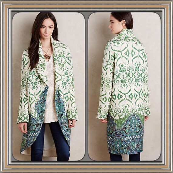 Anthropologie Moth Sugar Pine Sweater Spring Floral Comfy Fall Size Small Etsy Canada