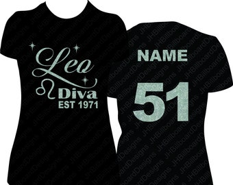 Leo Diva Birthday Shirt, Leo Diva Zodiac Sign Shirt, Leo Birthday Shirt, Birthday Shirt Women