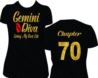 Gemini birthday shirts for ladies Clearance