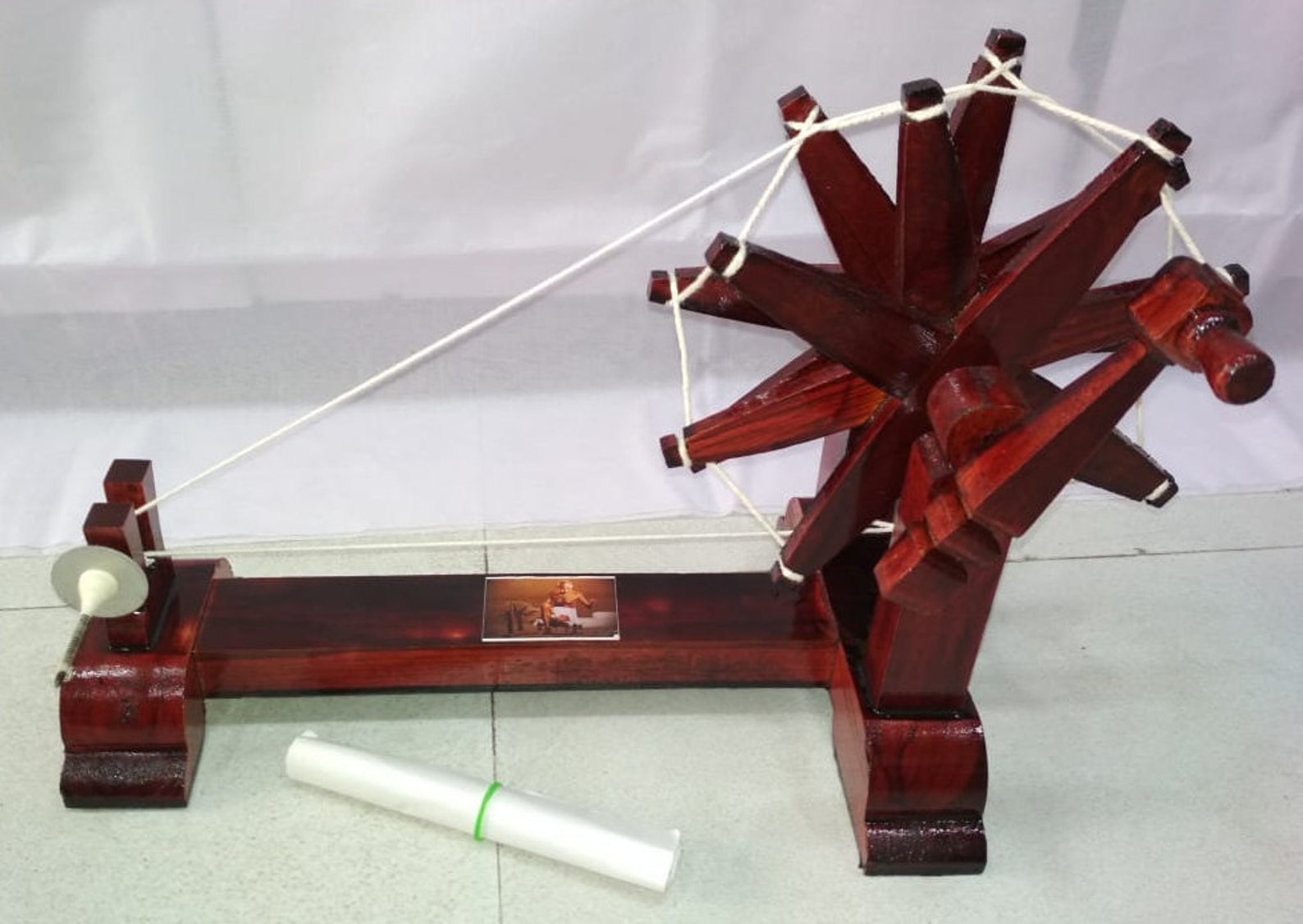 Spinning Wheel Wooden/ Small Medium Size Gandhi Charkha/ Etsy