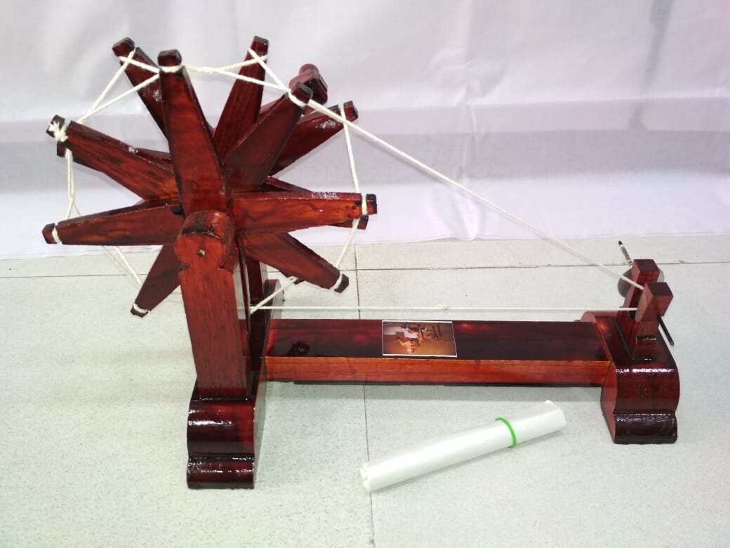 Spinning Wheel Wooden/ Small Medium Size Gandhi Charkha/ Etsy Australia