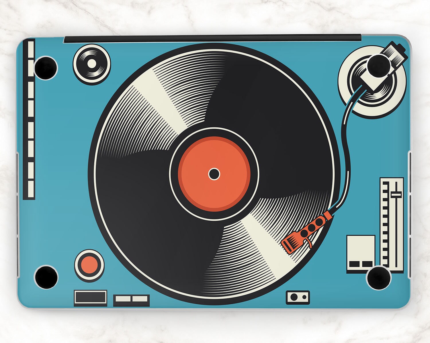 Vinyl Player Macbook Pro 16 Inch Retro Print Macbook 2019 Etsy