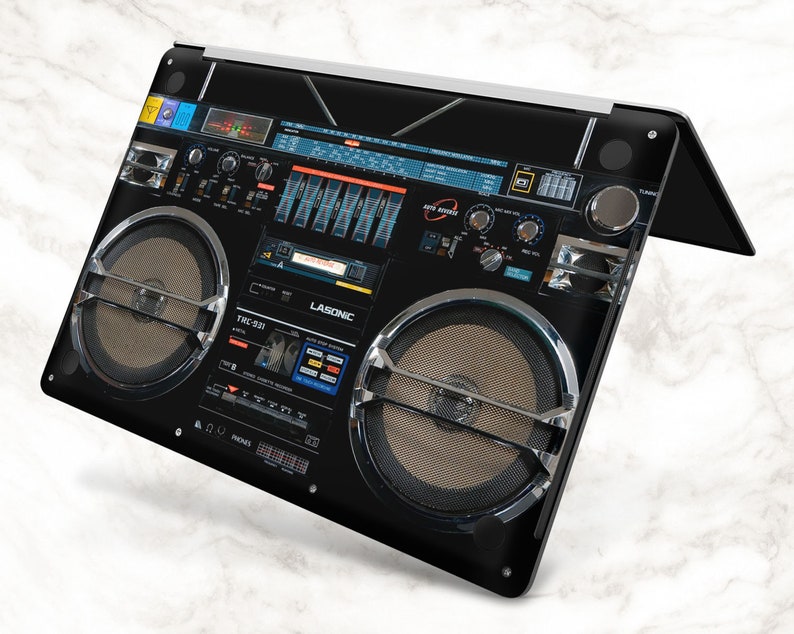 Tape Player Retro Macbook Skin 15 in Laptop Cover Mac Air 13 Etsy