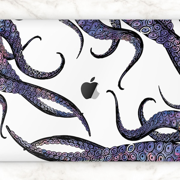 Octopus tentacles macbook pro 13 cover Ocean animal macbook pro skin 16 14 inch macbook air apple decal 2021 12 sticker retina 15 2020 11 M1