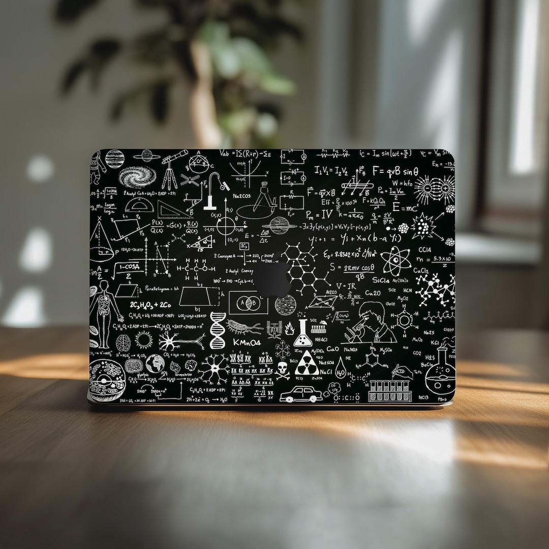 Math MacBook Skin Mac Book Air 15 Cover Nerdy Laptop Pro 16 Inch M4 M3 ...