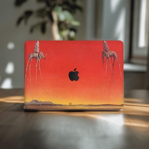 The elephants 2022 macbook pro 13 Salvador Dali artwork macbook air 13 inch 14 mac pro 16 skin 2024 M4 retina 15 sticker M1 Max 2021 red m2