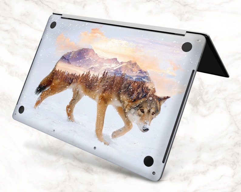 Wolf Macbook Cover 15 Inch Decal Nature Macbook Decal 13 Etsy