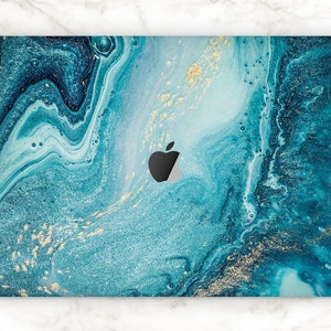 Blue abstraction macbook pro 14 2021 luxury macbook skin air 13 macbook 15 cover mac book 12 inch macbook retina decal 2018 2020 16 M1 Max "