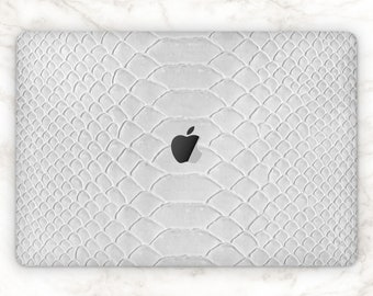 White macbook skin macbook 2019 decal snakeskin macbook pro 16 cover macbook retina 13 mac air 11 skin macbook 15 inch 2020 14 M1 Max 2021 "