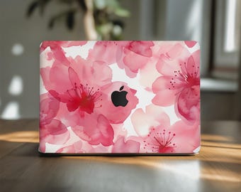 Cherry Blossom MacBook Air  Skin 13 13.3 13.6 inch Pro 14 15 15 in M5 M2 Apple Vinyl Wrap Cover 2024 2020 A2779 A2141 Spring Romantic Design