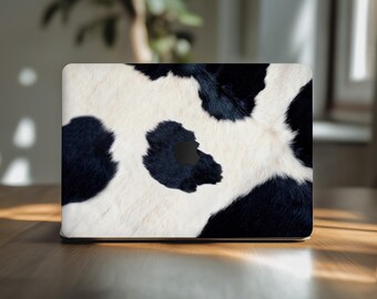 Fur macbook skin M3 15 inch 2024 printed Cow pattern vinyl cover 14 in sticker pro 2019 16 mac book air 13 M1 M2 M4 Max 2021 A3240 funny top