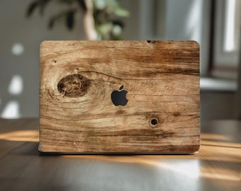 木製ボード Mac Air 13.6インチ デカール 木目調 プリント MacBook Pro 16インチ Mac Book スキンシール Apple M3 15インチ カバー 2024 2018 A2289 14 M2 M4