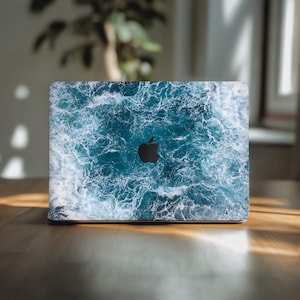 Waves macbook mac air 13 skin Ocean mac book skin pro 16 2019 cover macbook pro 15 decal 12 inch 2020 A2991 M2 M3 M4 retina 14 2021 M1 2024