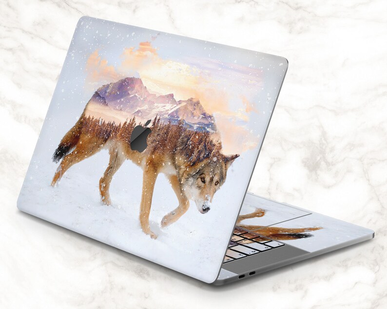Wolf Macbook Cover 15 Inch Decal Nature Macbook Decal 13 Etsy