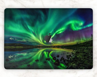 Aurora Borealis macbook nature Northern Lights macbook pro 13 skin mac pro 16 cover macbook air M1 decal retina 15 sticker landscape 2021 14