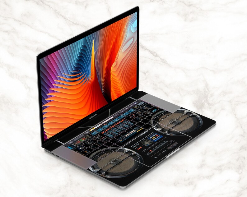 Tape Player Retro Macbook Skin 15 in Laptop Cover Mac Air 13 Etsy