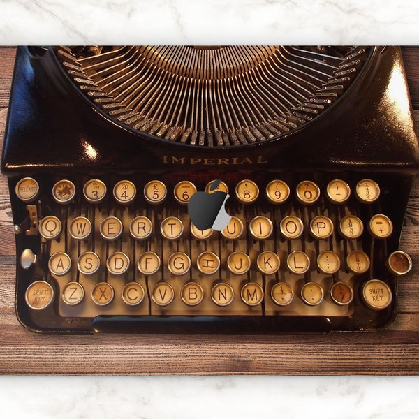 Vintage macbook skin mac pro 15 decal Retro typewriter macbook air 13 inch 2019 2020 mac pro 16 2021 vinyl mac book retina 14 laptop M1 Max