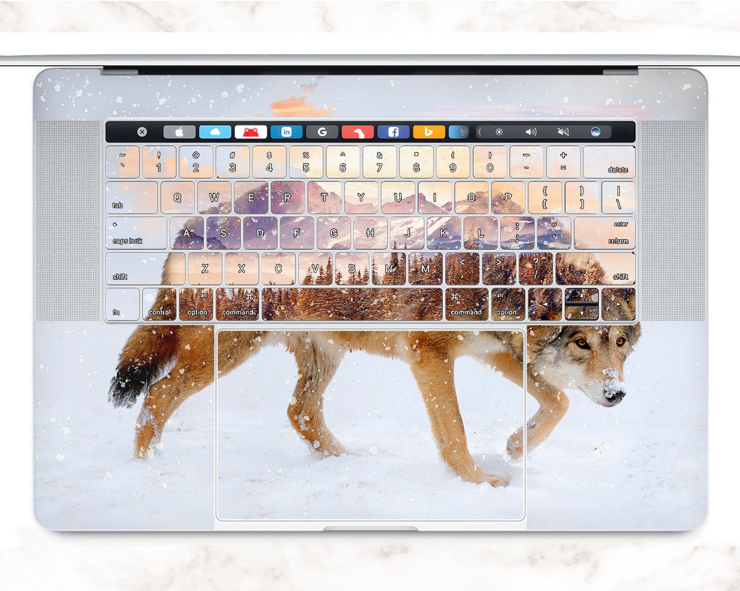 Wolf Macbook Cover 15 Inch Decal Nature Macbook Decal 13 Etsy