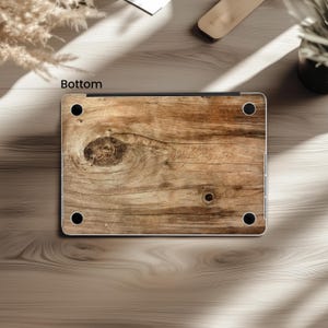 Holzbrett-Aufkleber für MacBook Air 13,6" mit Holzstruktur, bedruckt mit Holzmuster, MacBook Pro 16" MacBook Skin-Aufkleber, Neo M3 15" Cover 2024 2018 A2289 14 M2 M4 Bild 7