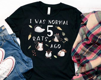 Rat Shirt For Rat Lovers. Great Rat Lover Gift For Women. Cute Rat Graphic Tee. Rat Top. Explore Now!