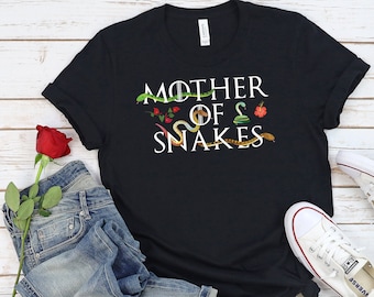 Snake T Shirt For Snake Lovers, Great Snake Lover Gift For Women and Men, Cute Snake Graphic Tee, Snake Tee, Mother Of Snakes, Explore Now!