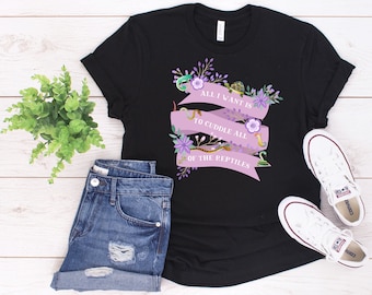 Reptil Shirt für Reptil-Liebhaber. Große Reptil-Liebhaber-Geschenk für Frauen und Männer. Süße Reptil Grafik Tee. Reptil Top. Entdecken Sie jetzt!