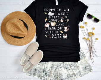 Funny Rat T-Shirt, Women Men, Rat Lover Gift, Cute Rat Graphic, Pet Rat Top, Rat Tee, Exotic Pet T Shirt. Explore now!