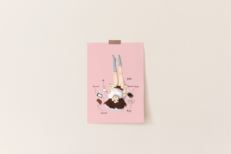 Poster A4 Poster Illustration Portrait Woman Impression Rose Geek Text Poster Woman Drawing Illustration Art Collectibles Kientructhanhdat Com