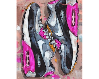 Air Max 90 Pink - Etsy Sweden
