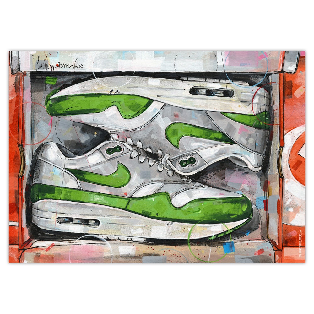 nike air max 1 tekening
