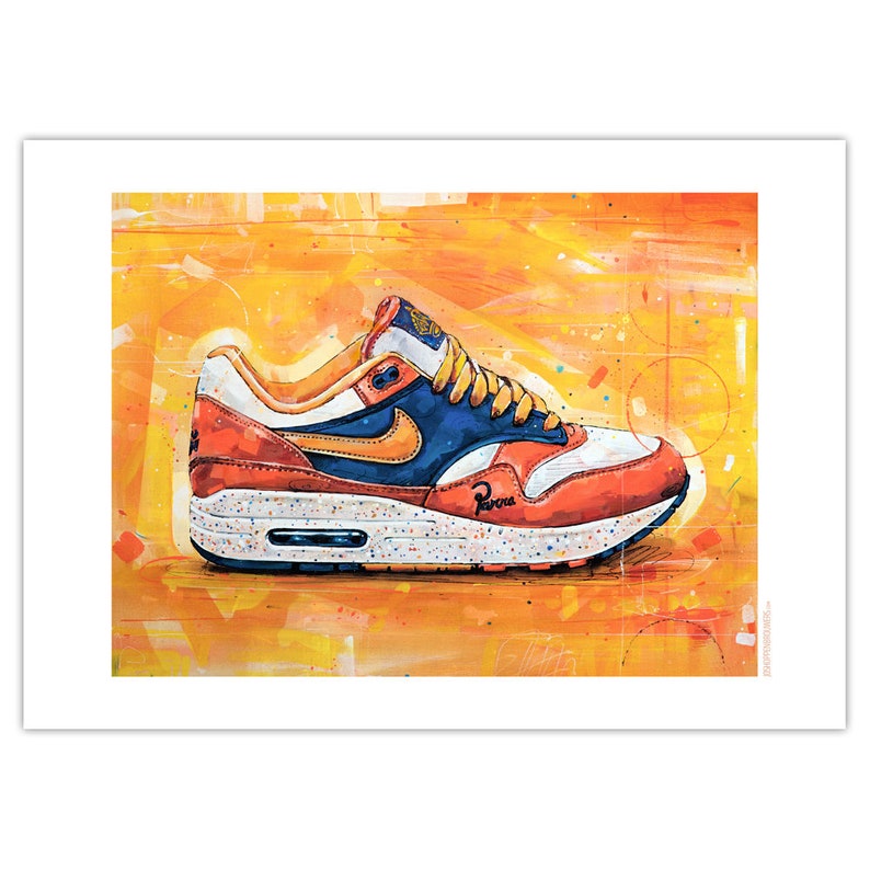 Nike air max 1 x Parra Albert Heijn poster 70x50cm - Etsy 日本