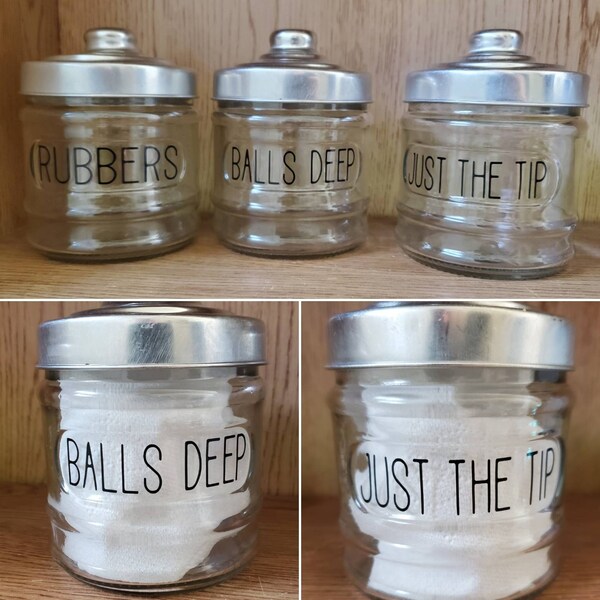 Funny Bathroom Jars Etsy
