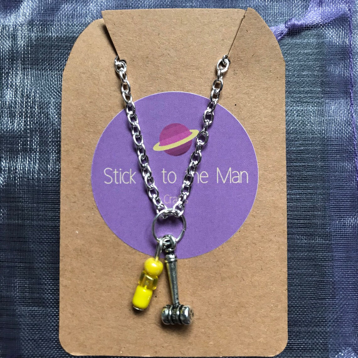 Heathers the Musical inspired croquet mallet necklace Etsy