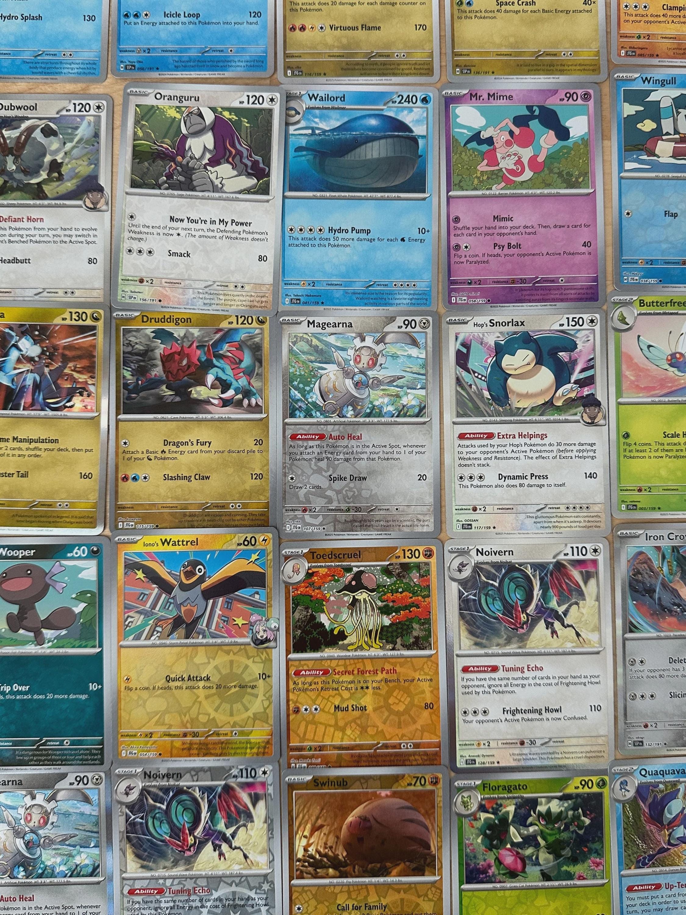 Assorted Bulk Pokemon Cards Commons or Rare - Etsy