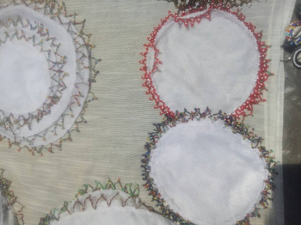 Beaded Jug Cover,beaded Bowl Food Food Cover,hand Beaded Food