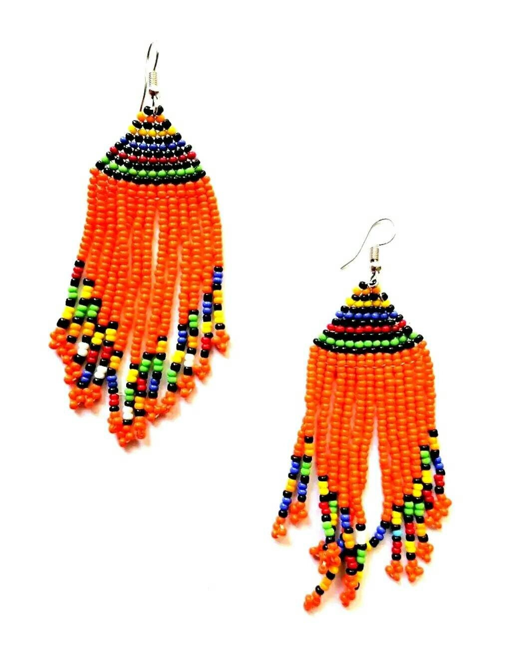 50 Pairs Beaded Earrings Assorted Earringswholesale African - Etsy