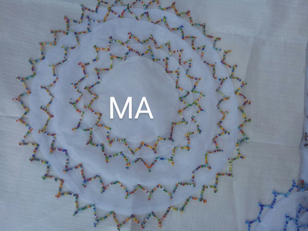 Beaded Glass Cover,beaded Food Cover Set,beaded Glass Water, Juice