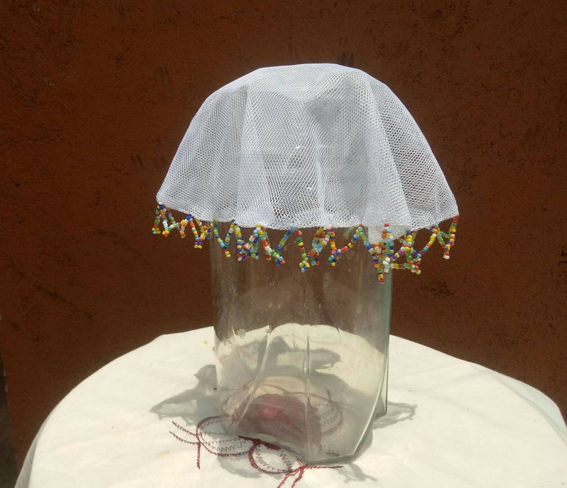 Beaded Jug Cover,beaded Bowl Food Food Cover,hand Beaded Food Cover Etsy