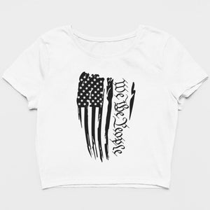 Haut court drapeau américain We the People, haut court 4 juillet, haut court jour de l&#39;indépendance, haut 4 juillet, chemise patriotique, t-shirt American Pride