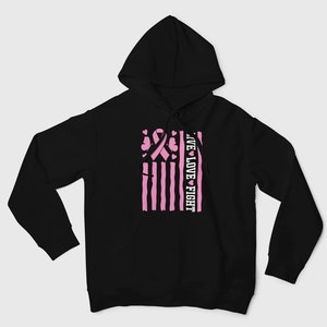 Breast Cancer Awareness Hoodie, Pink October Hoody, Think Pink Pullover Hooded Sweatshirt, Cancer Survivor Hoodie,  Cancer Warrior Sweater
